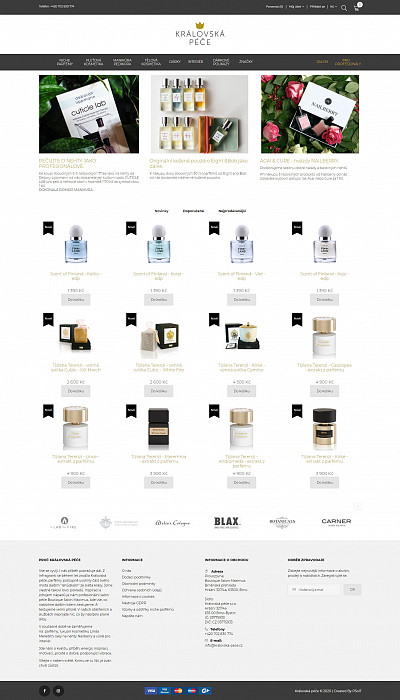 E-shop s parfémy a kosmetikou